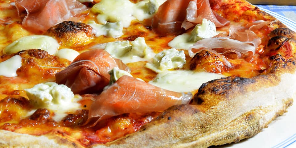 Pizza Gorgonzola mit Parmaschinken – Galbani