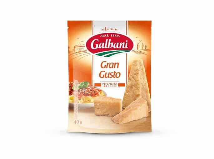 Abbildung Verpackung Galbani Gran Gusto gerieben 40g
