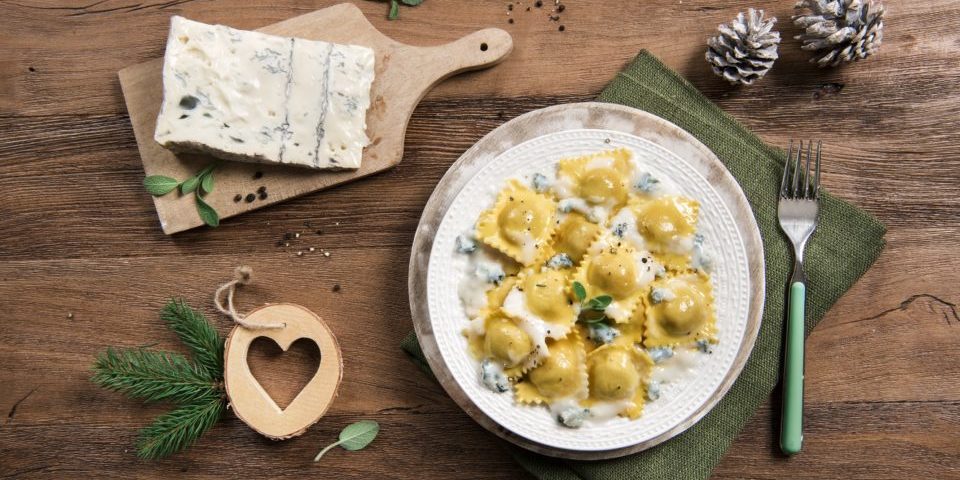 Kürbis-Ravioli mit Galbani Gorgonzola Cremoso – Galbani