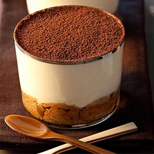 Original italienisches Tiramisu im Glas