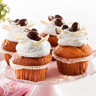 Cupcakes mit Mascarpone-Füllung