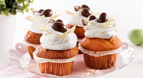 Cupcakes mit Mascarpone-Füllung