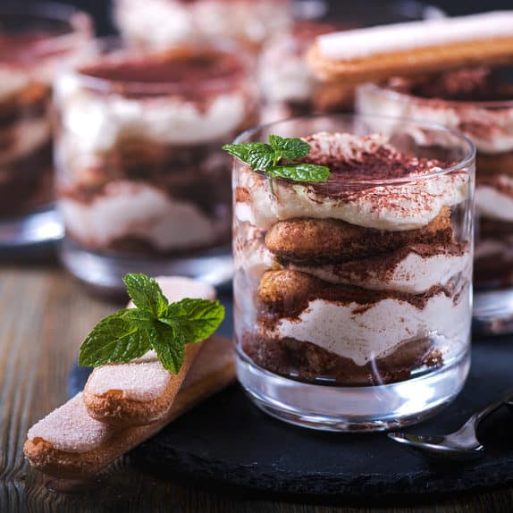 Tiramisu mit Schokolade und Minze – Galbani