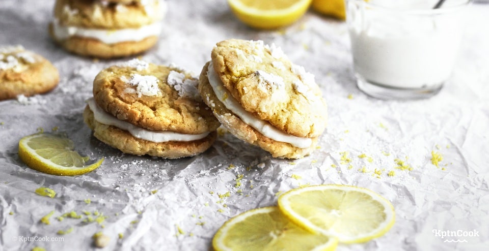 Zitronen-Doppelkekse-mit-Mascarpone-Füllung