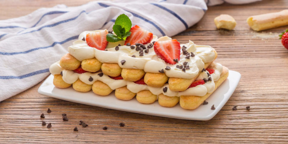 Erdbeer-Tiramisu