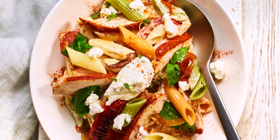 Penne Tricolore mit Ricotta – Galbani