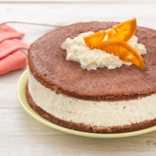 Schokoladenkuchen mit Mascarpone-Füllung