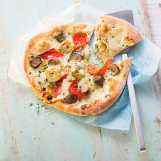 Veggie-Pizza bianca